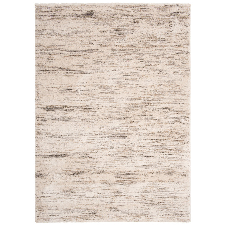 Borough Wharf Dahlen Flatweave Cream/Black Rug Wayfair.co.uk